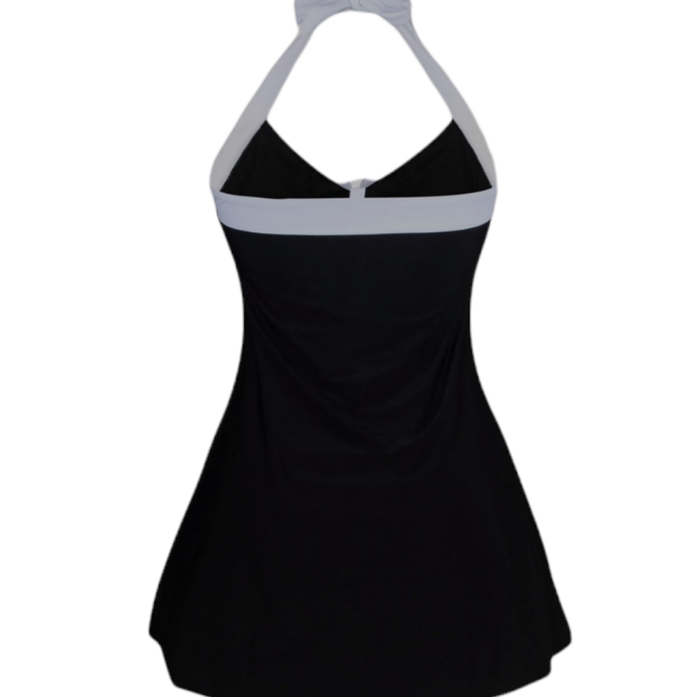 Polka dot swim dress 0094 - Picture 3 of 6